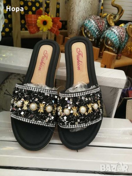 Дамски чехли с перличка. Последен 1 брой 40 размер , снимка 1