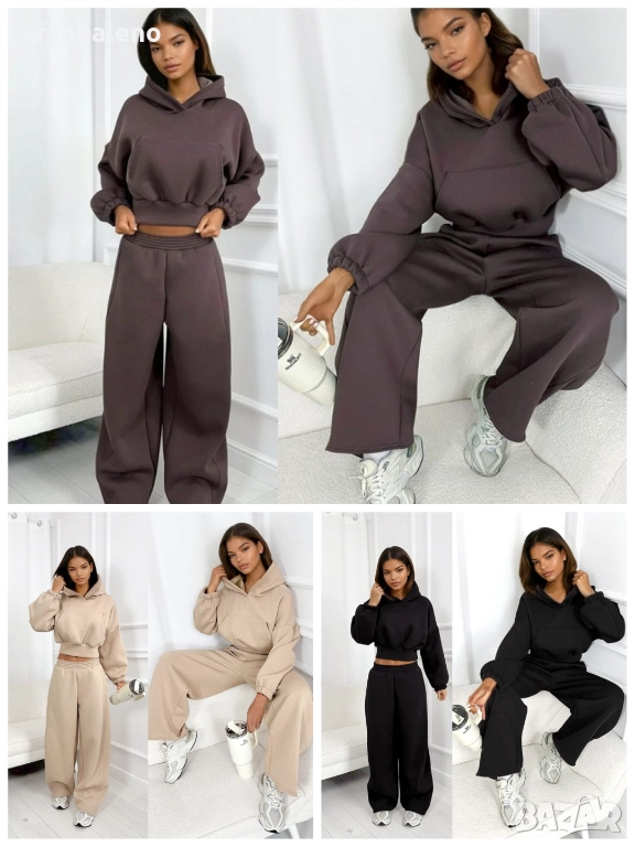 Дамски зимен комплект анцуг Balloon, 3цвята , снимка 1