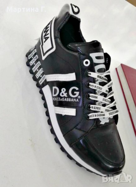 Dolce & Gabbana Черни Мъжки Спортни Обувки Маратонки Кецове Долче и Габана, снимка 1