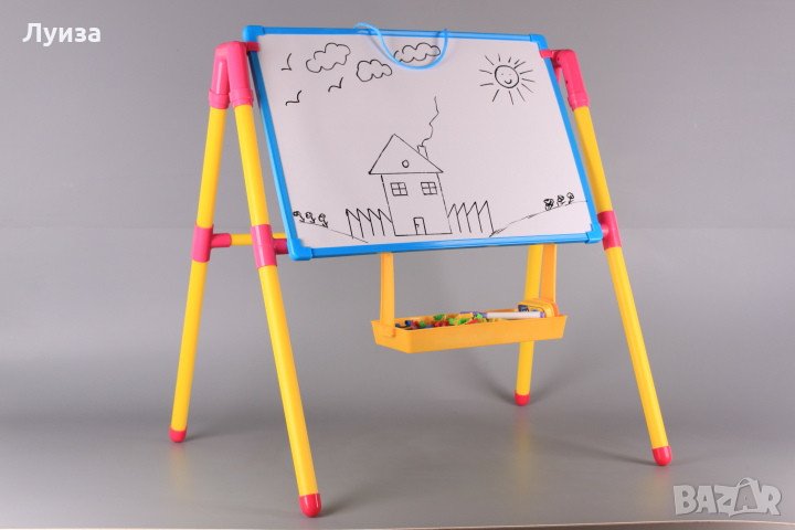 Дъска за писане и рисуване, с 2 лица, снимка 1