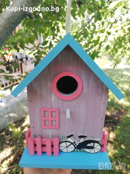 Декоративна къщичка за птици - Living Garden - Нова - Немска, снимка 1