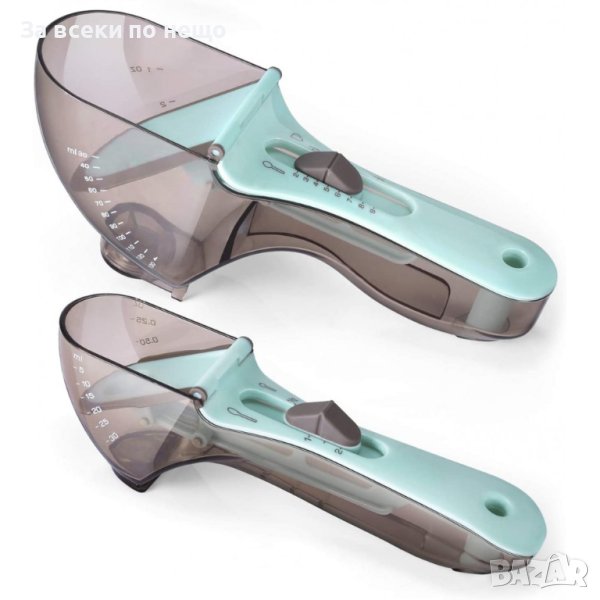 2бр. Регулируема мерителна лъжичка измервателен инструмент, снимка 1