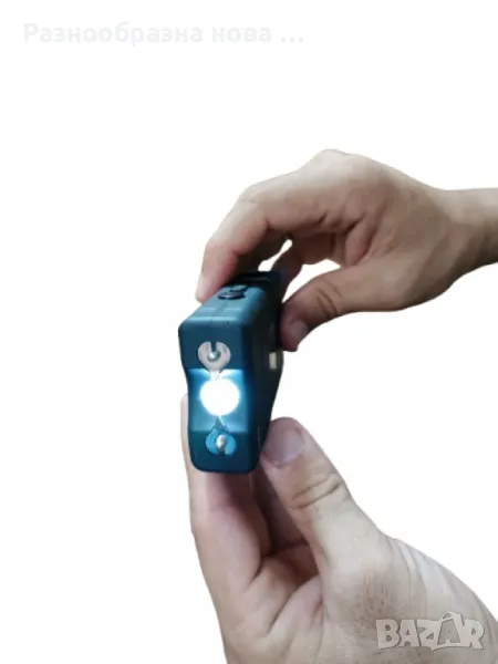 Компактен и мощен електрошок 2 в 1, снимка 1