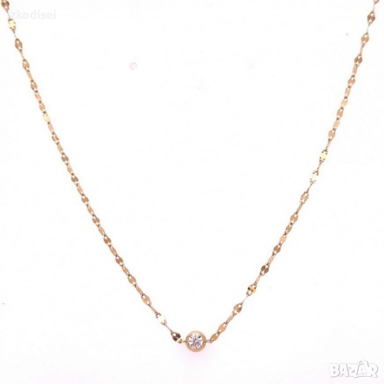 Златно колие 1,25гр. 46,0см. 14кр. проба:585 модел:36317-3, снимка 1