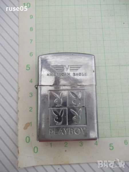 Запалка "ZIPPO - PLAYBOY" бензинова, снимка 1