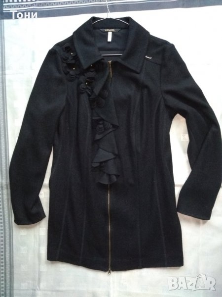 Елегантно черно сако / палто  Kensol, снимка 1