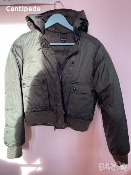 Оригинално кроп яке с пух Calvin Klein, снимка 1