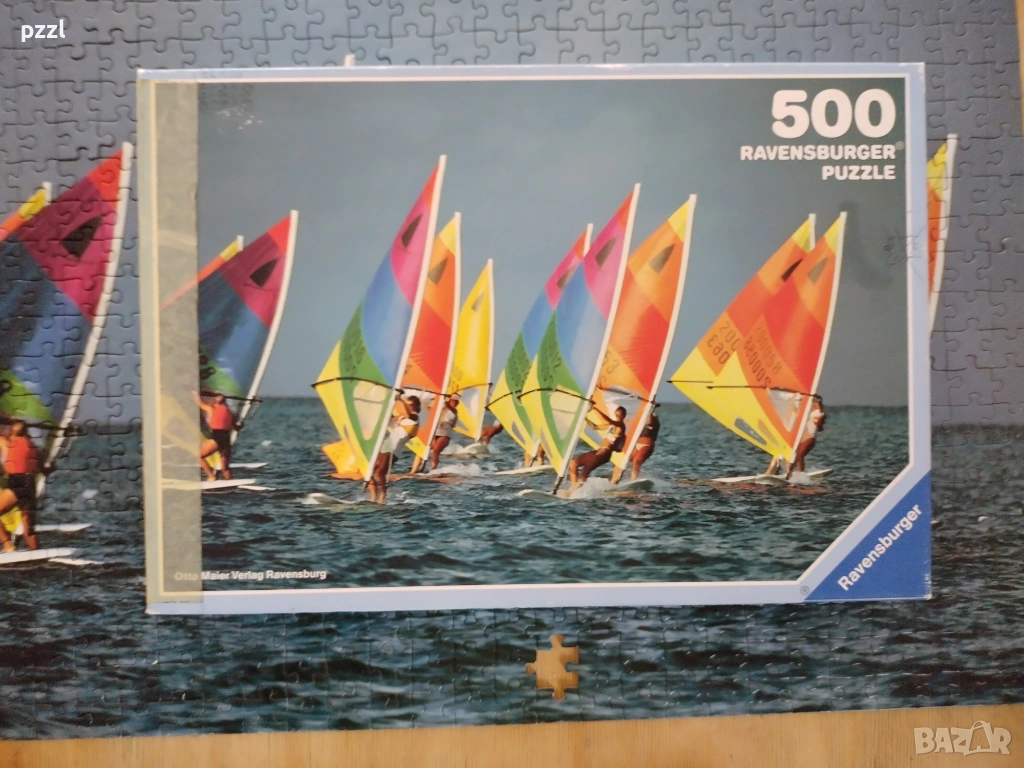 Пъзел "Sailbording” Ravensburger 1986г. 500 части, снимка 1