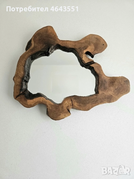 Огледало с жив ръб - Орех , снимка 1