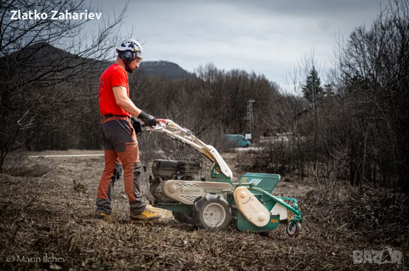  Косене на висока трева и храсти, снимка 1