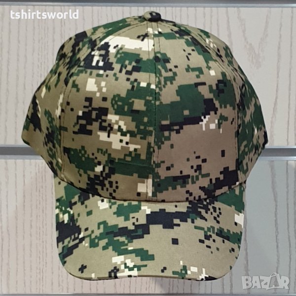 Нова камуфлажна шапка с козирка, Пиксел, унисекс, снимка 1