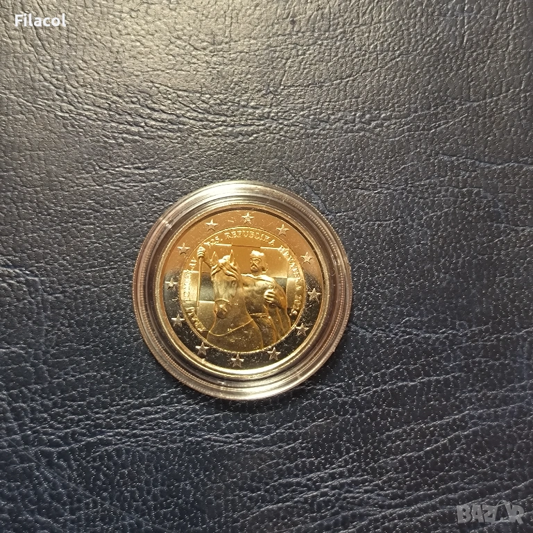 2 евро 2025 Хърватия Крал Томислав UNC, снимка 1