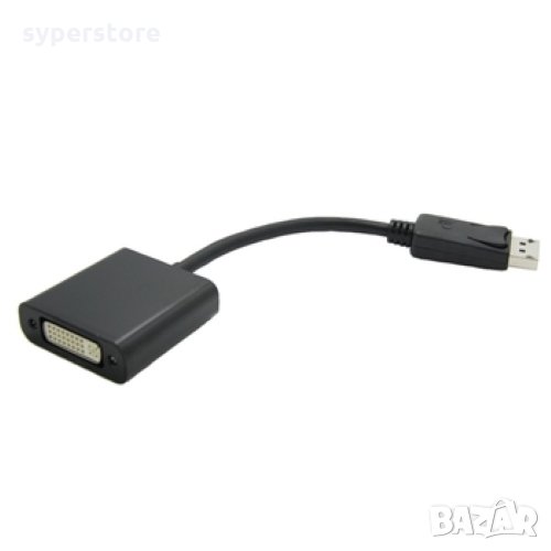 Преходник от DP M към DVI F Digital One SP01199 Адаптер Display Port to DVI F, снимка 1