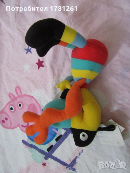 Плюшена играчка папагал, снимка 1