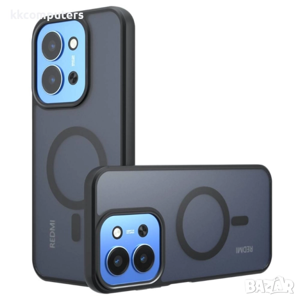 Xiaomi Redmi 15C 5G / 4G / Poco C85 4G – PC + TPU Удароустойчив Калъф и Протектор с MagSafe, снимка 1