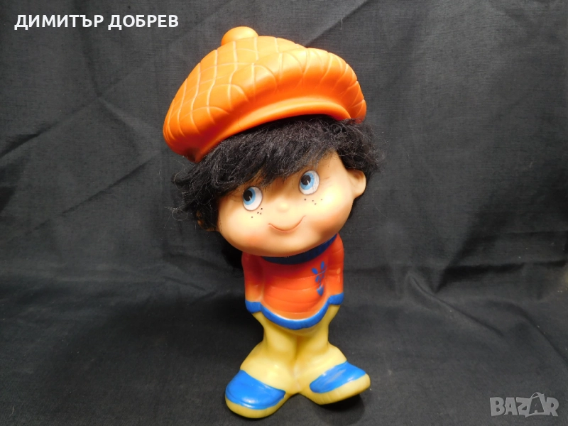 СТАРА РЕТРО СОЦ ГУМЕНА ИГРАЧКА КУКЛА ПРИЯТЕЛКАТА НА ХУЛИГАНА ЧОЧКО, снимка 1