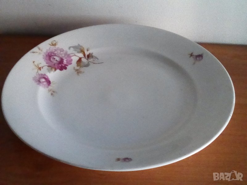 Порцеланова чиния, стара, ретро, снимка 1
