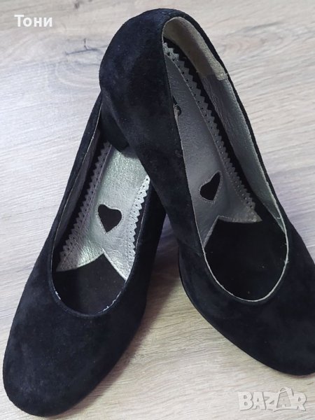 Дамски обувки естествен велур , снимка 1