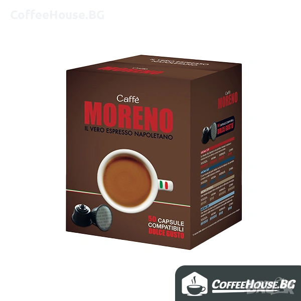 Кафе капсули съвместими с Долче Густо - Moreno Aroma Espresso 50бр., снимка 1