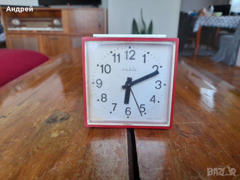 Стар часовник,будилник Ruhla #2, снимка 1