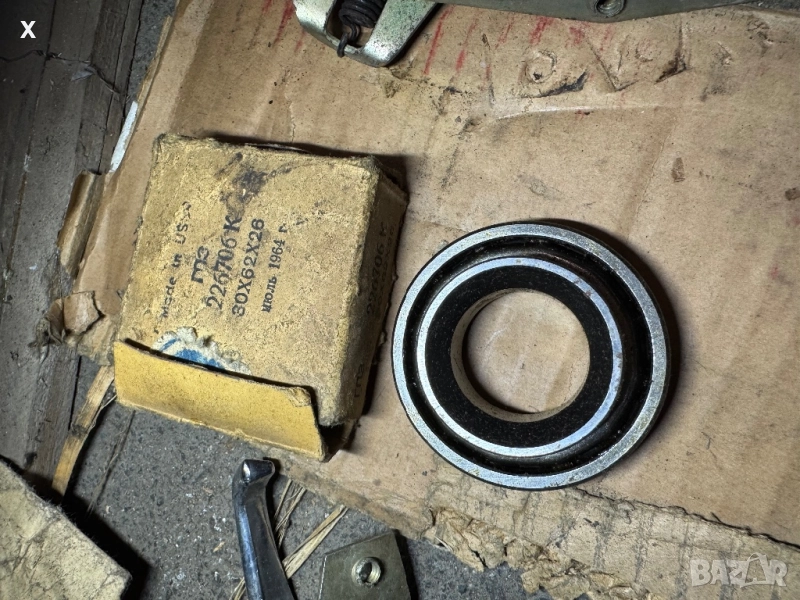 ЛАГЕР 226706К ГПЗ ПРЕДНА ГЛАВИНА МОСКВИЧ 402, 407, 403, 408 ДО 1964 Г. НОВ СССР 30 Х 62 Х 26 ММ, снимка 1