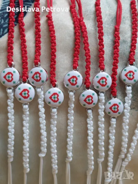 Мартеници макраме. Супер цена на едро-75ст. Цена на дребно-1,50лв, снимка 1