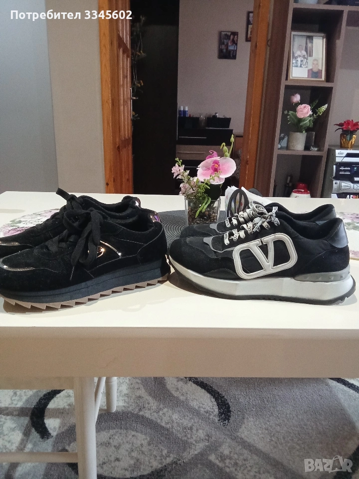 Дамски обувки двата чифта са за 40лв , снимка 1