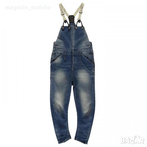 ДАМСКИ ДЪНКОВ ГАЩЕРИЗОН - G-STAR RAW A CROTCH SALOPETTE; размер: XS, снимка 1