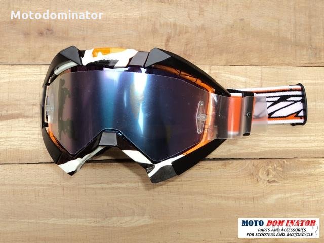 Кросови очила KTM Black - White - Orange, снимка 1