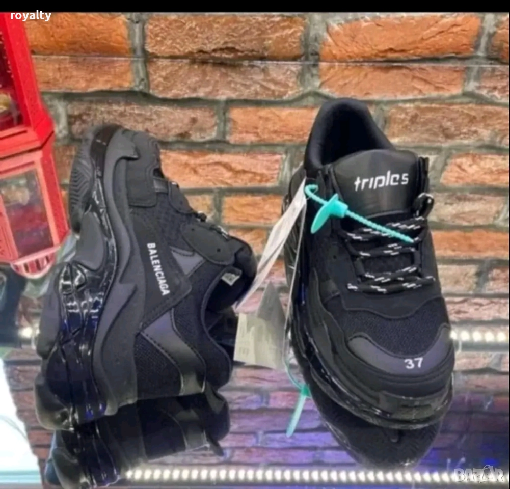 Balenciaga Triple S Черни Маратонки 36-46 Номер , снимка 1