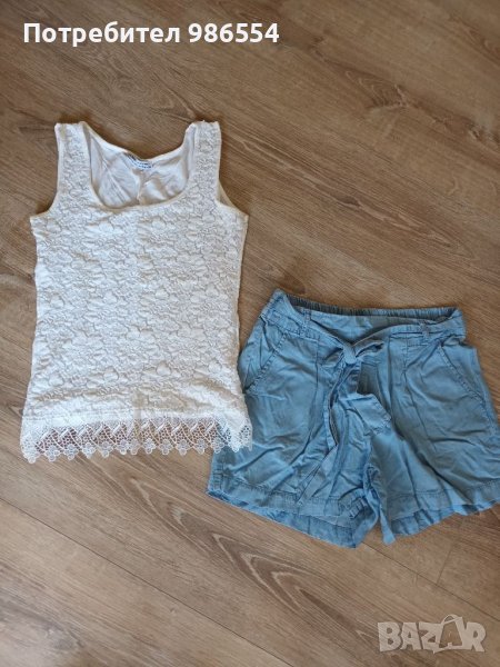Сет от потник и къси панталони размер S, снимка 1