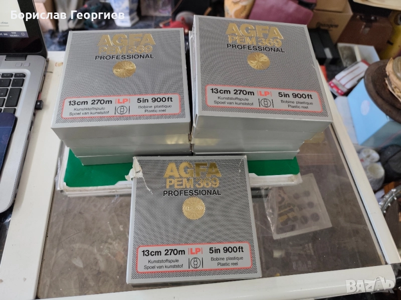Нови ролки за магнетофон agfa pem 369 professional, снимка 1