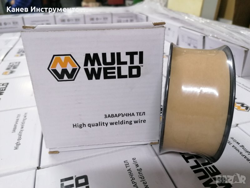 Тръбно флюсова тел Multi Weld за заваряване без газ AWS E71T 0,8 мм, 1 кг, снимка 1