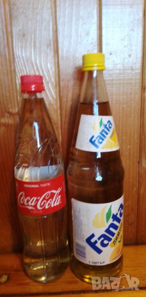 Ретро бутилки Кока-кола и Фанта, снимка 1
