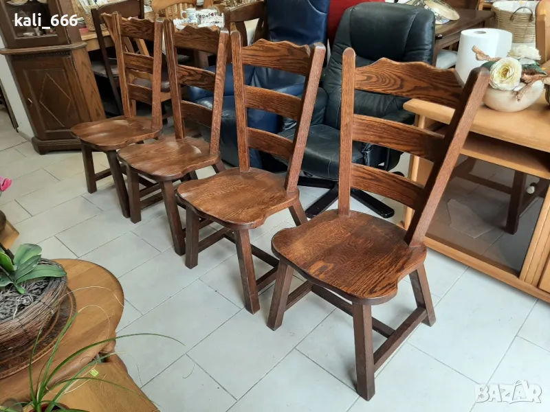 Дъбови столове внос от Холандия , снимка 1