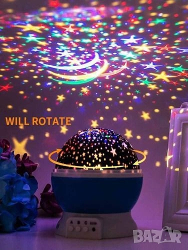 Нощна лампа детски планетариум, снимка 1