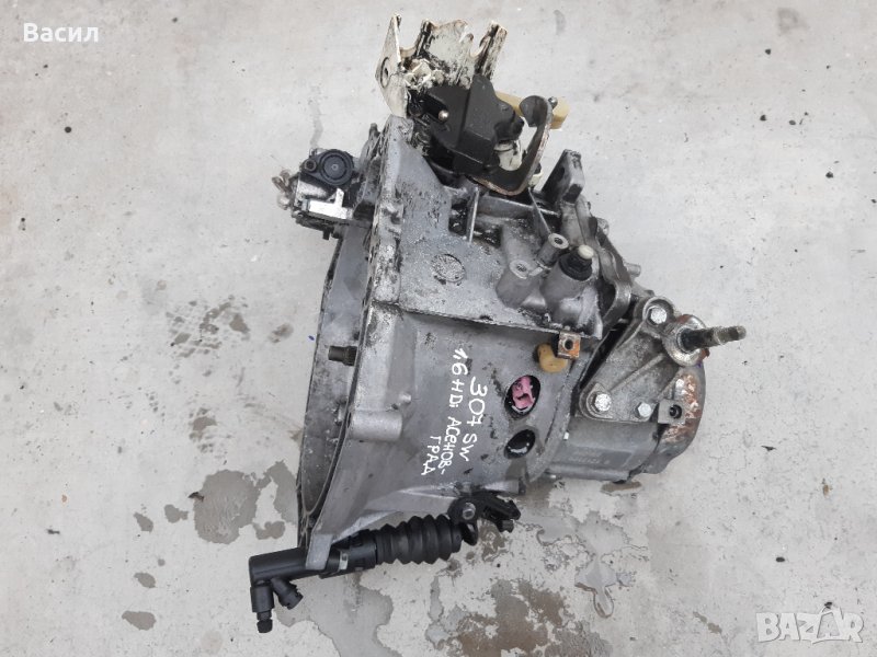 Скоростна кутия Peugeot 307 SW ЧЕРНО 1.6 HDI 1.6hdi Пежо 307 СВ Комби ЧЕРНО 1.6 ХДИ 1.6хди pejo, снимка 1