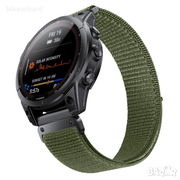 22 мм. велкро каишка съвместима с Garmin Fenix НОВА, снимка 1