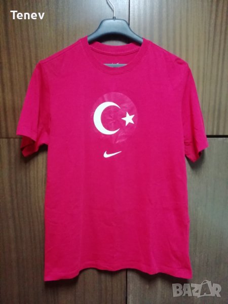 Турция Nike оригинална памучна тениска Turkey размер М, снимка 1
