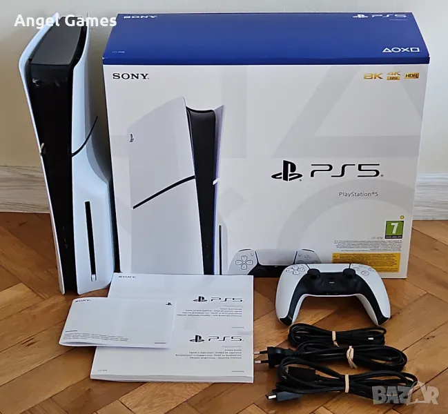 Playstation 5 SLIM DISC EDITION Плейстейшън слим конзола PS5 джойстик, снимка 1