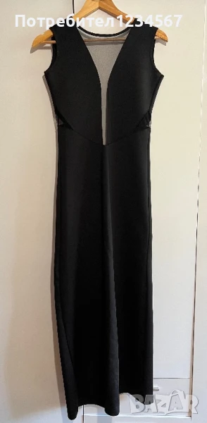 Нова дълга черна рокля , снимка 1