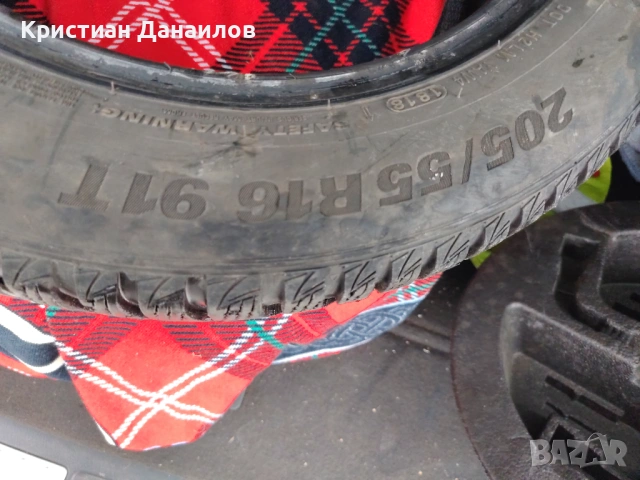 2бр 205 55 16 зимни, снимка 3 - Гуми и джанти - 54069196