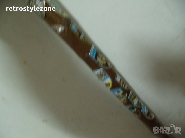 № 5556 стари тиролски бастуни със значки   - два броя   - размери - дължина  / височина 93 см и 88 с, снимка 3 - Други ценни предмети - 33902246