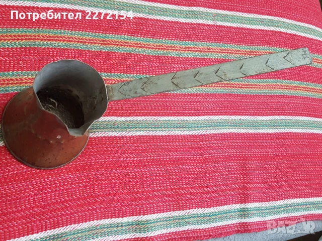 Голямо бакърено джезве 