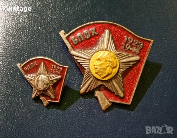 Значки - Голяма и малка комплект БПФК 1923-1944