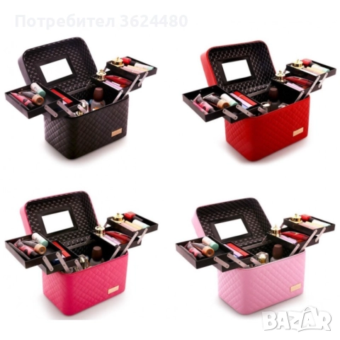 Многофункционално козметично куфарче огледало 2165, снимка 7 - Други - 52685485