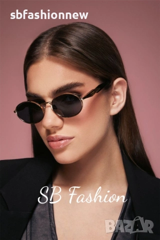 Prada овални,метална рамка с лого, снимка 3 - Слънчеви и диоптрични очила - 54336303