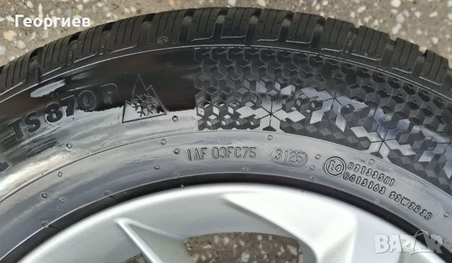 Оригинални джанти от Hyundai 16-цола с нови зимни гуми, снимка 6 - Гуми и джанти - 56075976