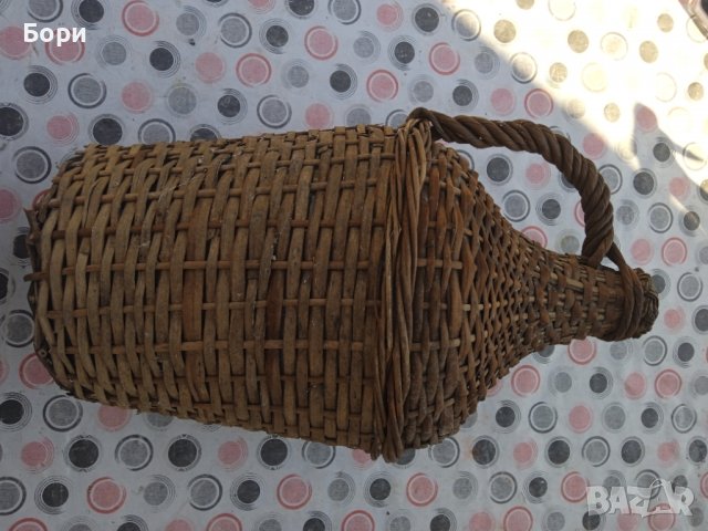 Стара дамаджана 10 литра зелено стъкло, снимка 5 - Други - 39734025