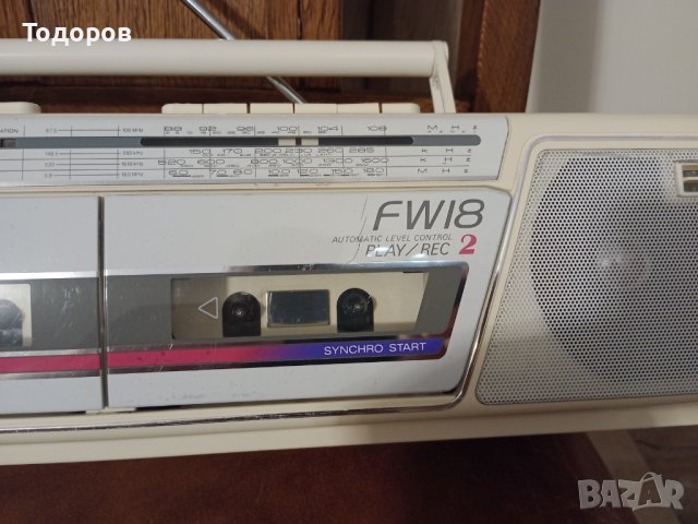 Panasonic FW18 ретро радио касетофон , снимка 9 - Радиокасетофони, транзистори - 38639219